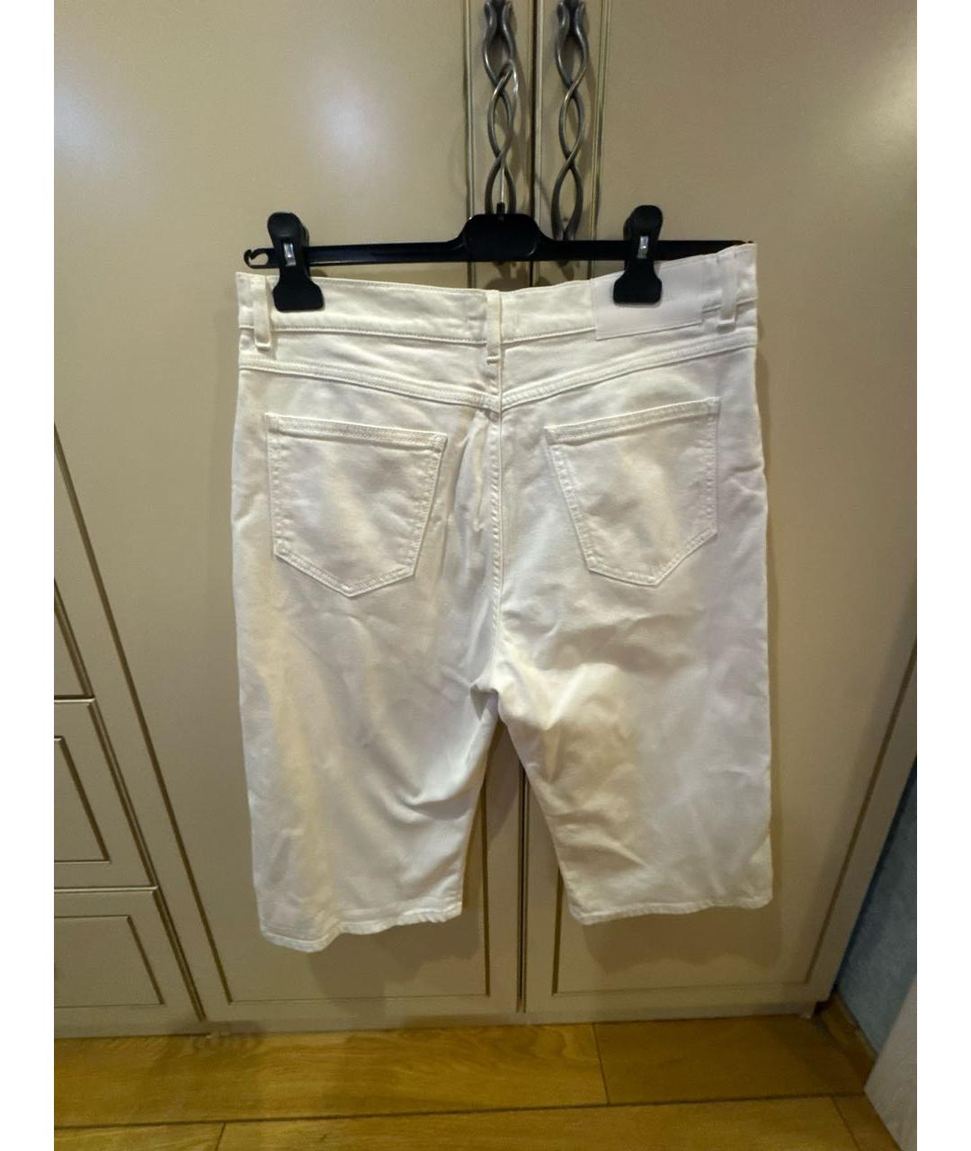 P.A.R.O.S.H. Белые хлопко-эластановые шорты, фото 2