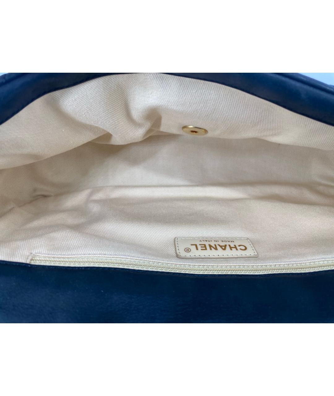 CHANEL Черная кожаная сумка через плечо, фото 3