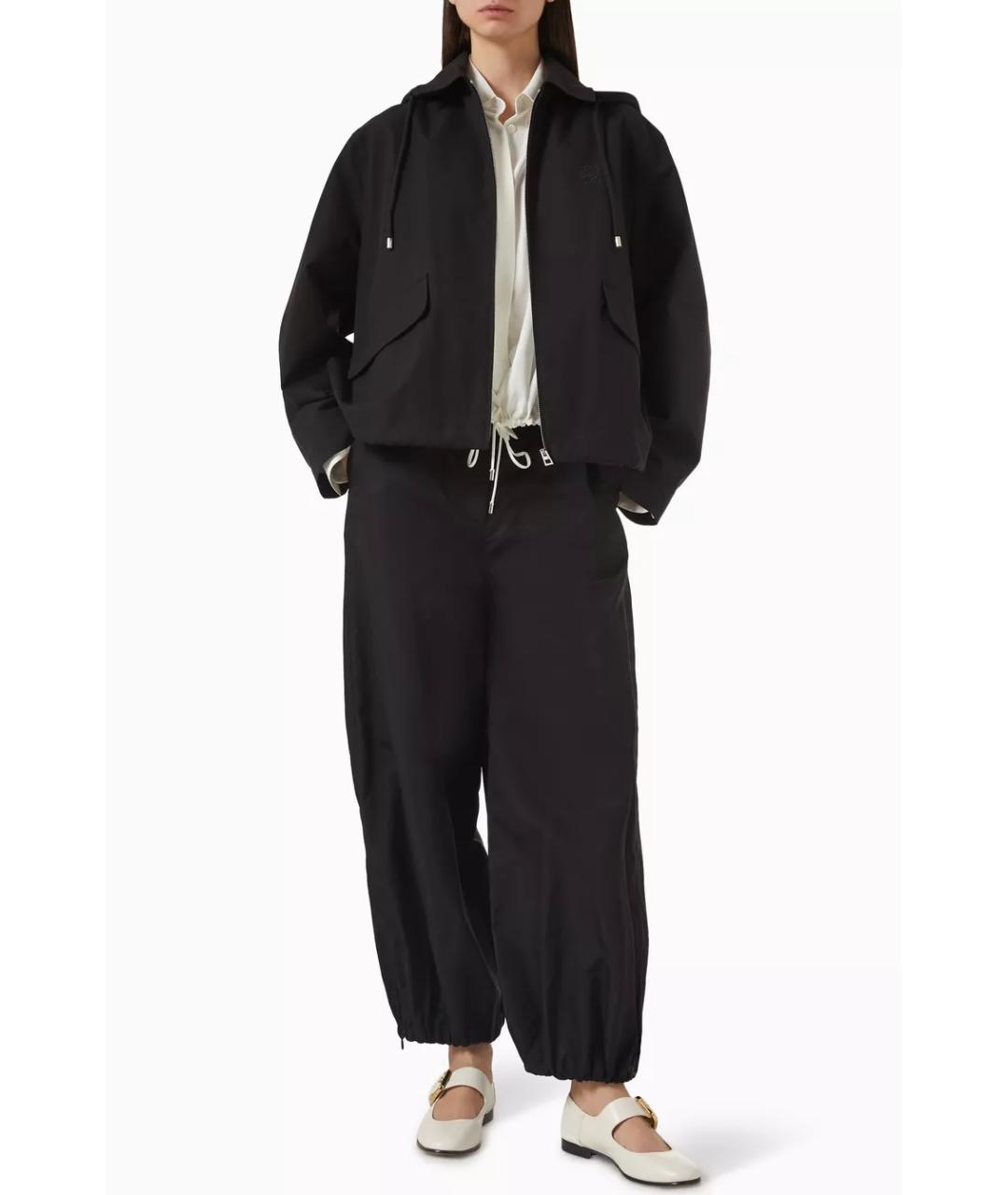 LOEWE Черная хлопковая куртка, фото 2