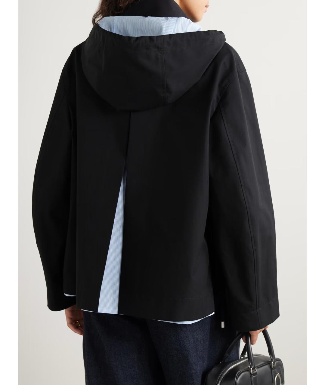 LOEWE Черная хлопковая куртка, фото 9