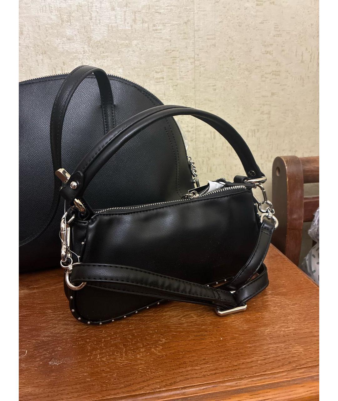 JUICY COUTURE Черная сумка через плечо из искусственной кожи, фото 3