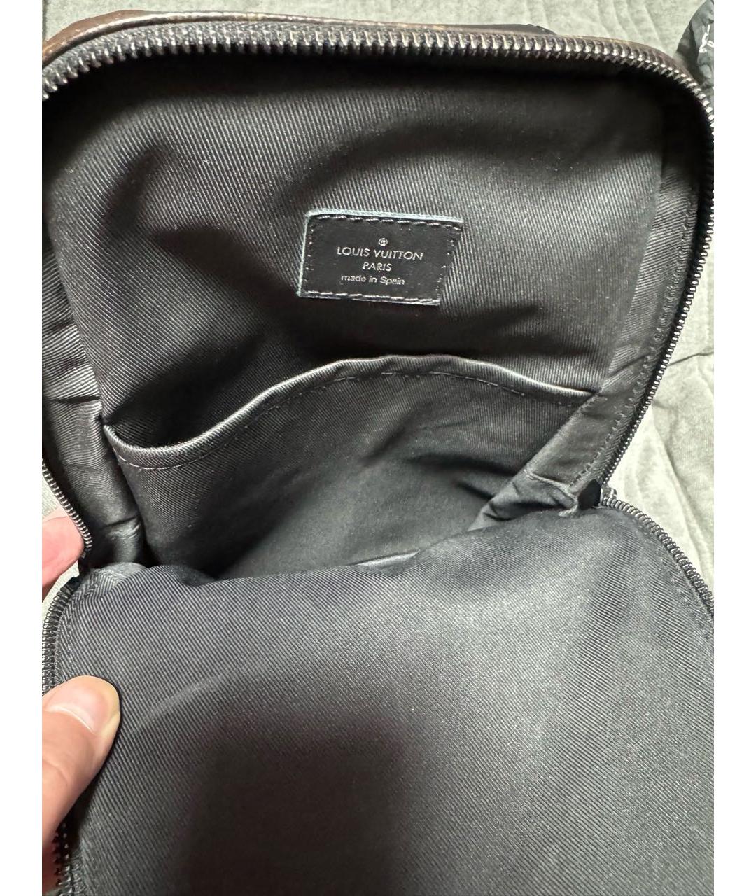 LOUIS VUITTON Коричневая сумка на плечо, фото 5