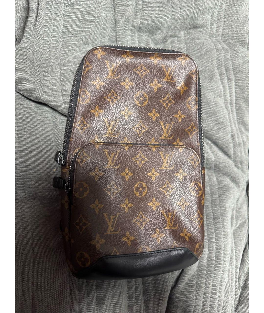 LOUIS VUITTON Коричневая сумка на плечо, фото 2