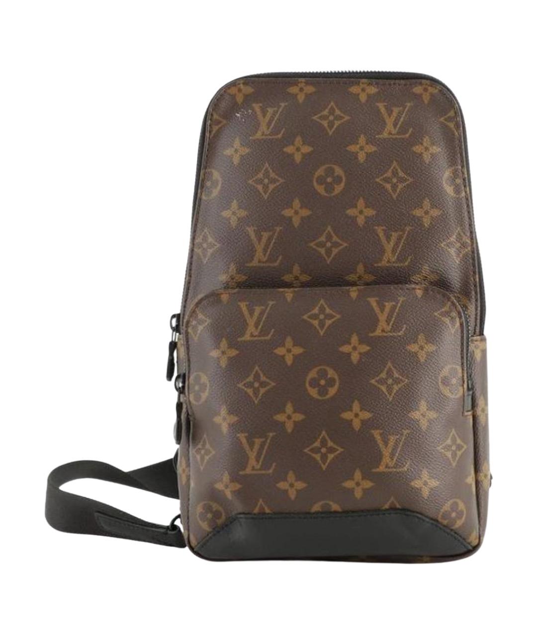 LOUIS VUITTON Коричневая сумка на плечо, фото 1