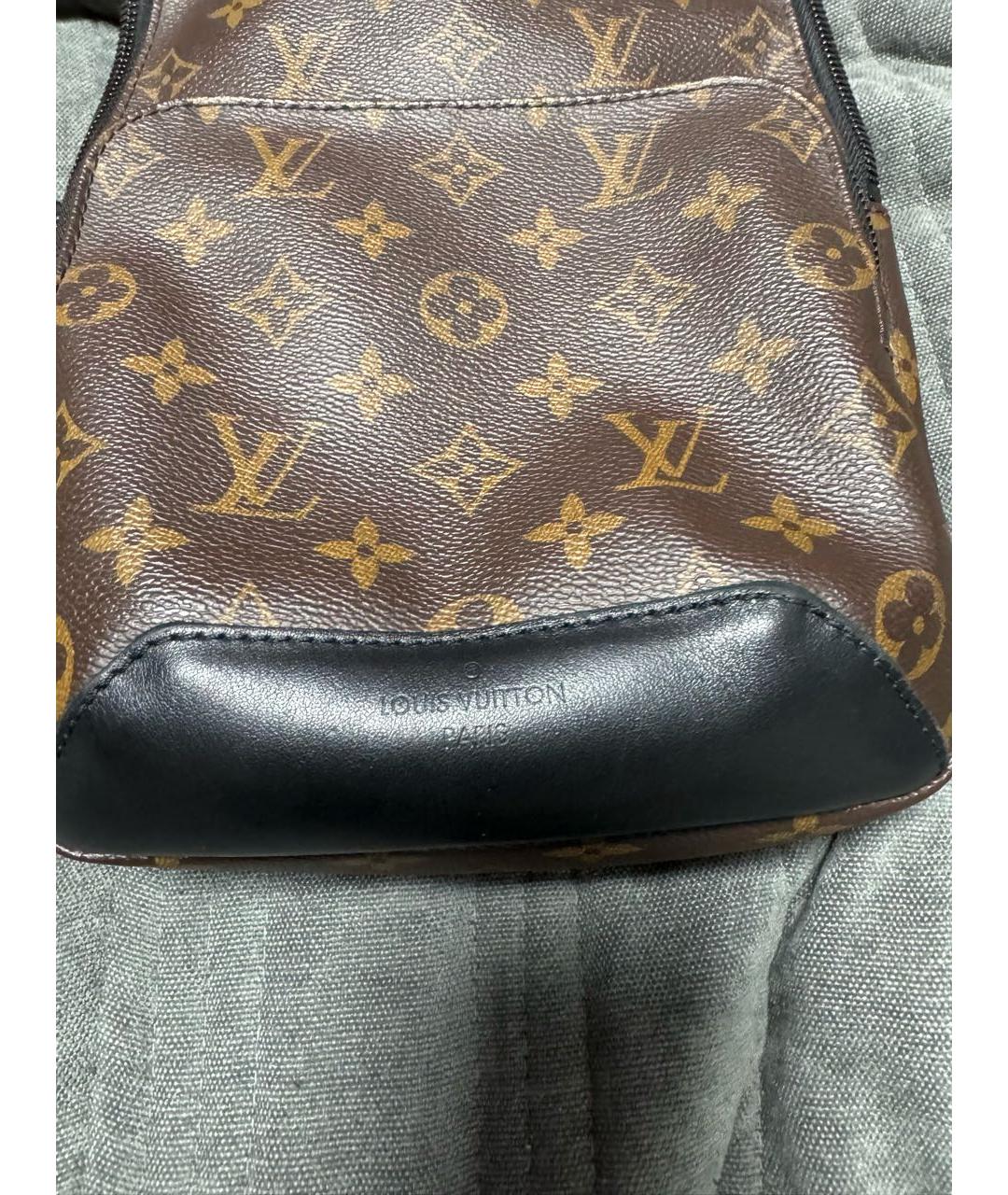 LOUIS VUITTON Коричневая сумка на плечо, фото 4