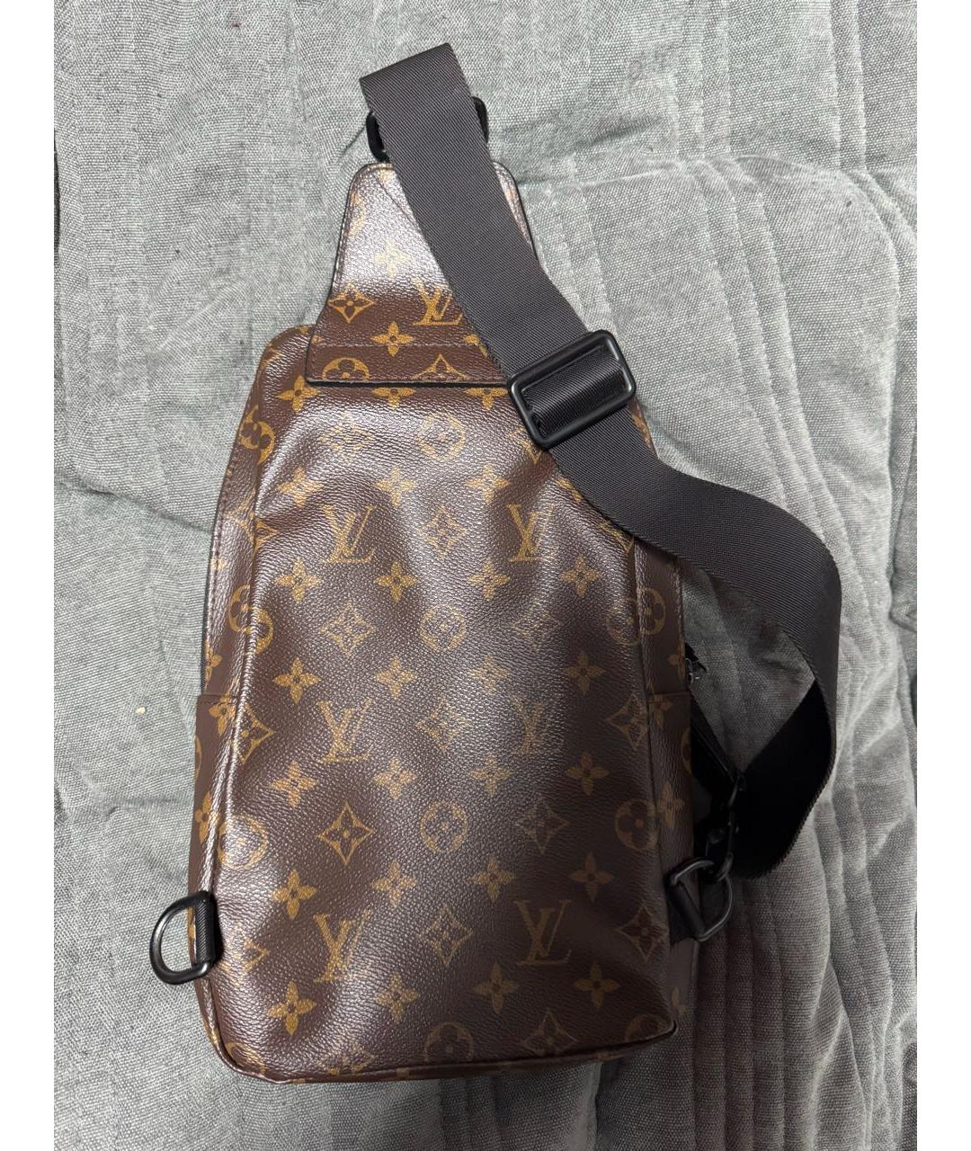 LOUIS VUITTON Коричневая сумка на плечо, фото 6