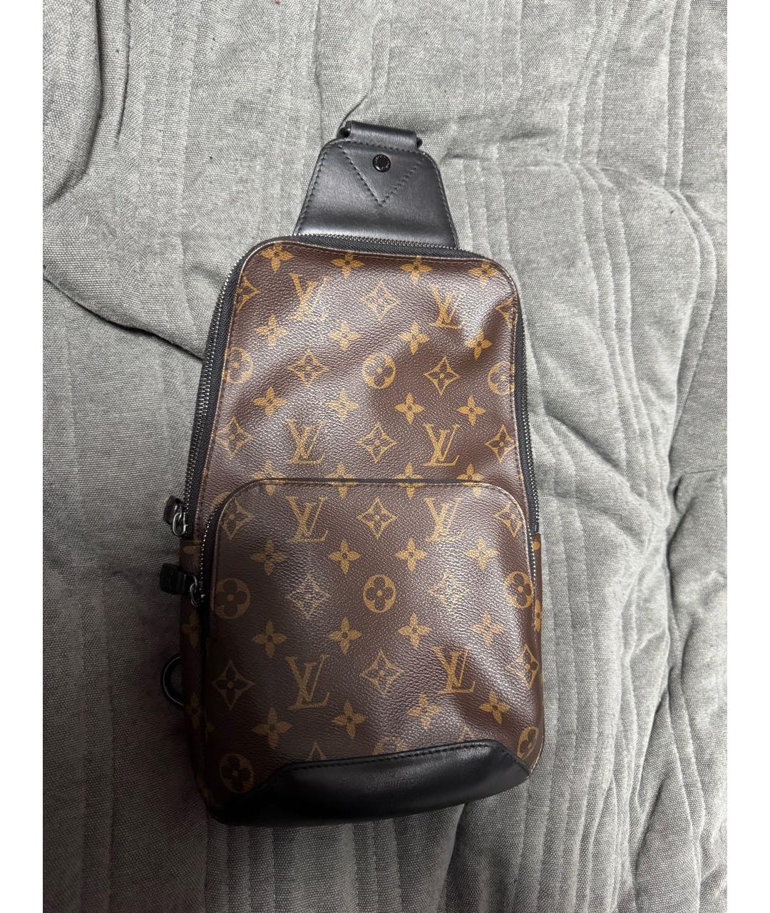 LOUIS VUITTON Коричневая сумка на плечо, фото 3