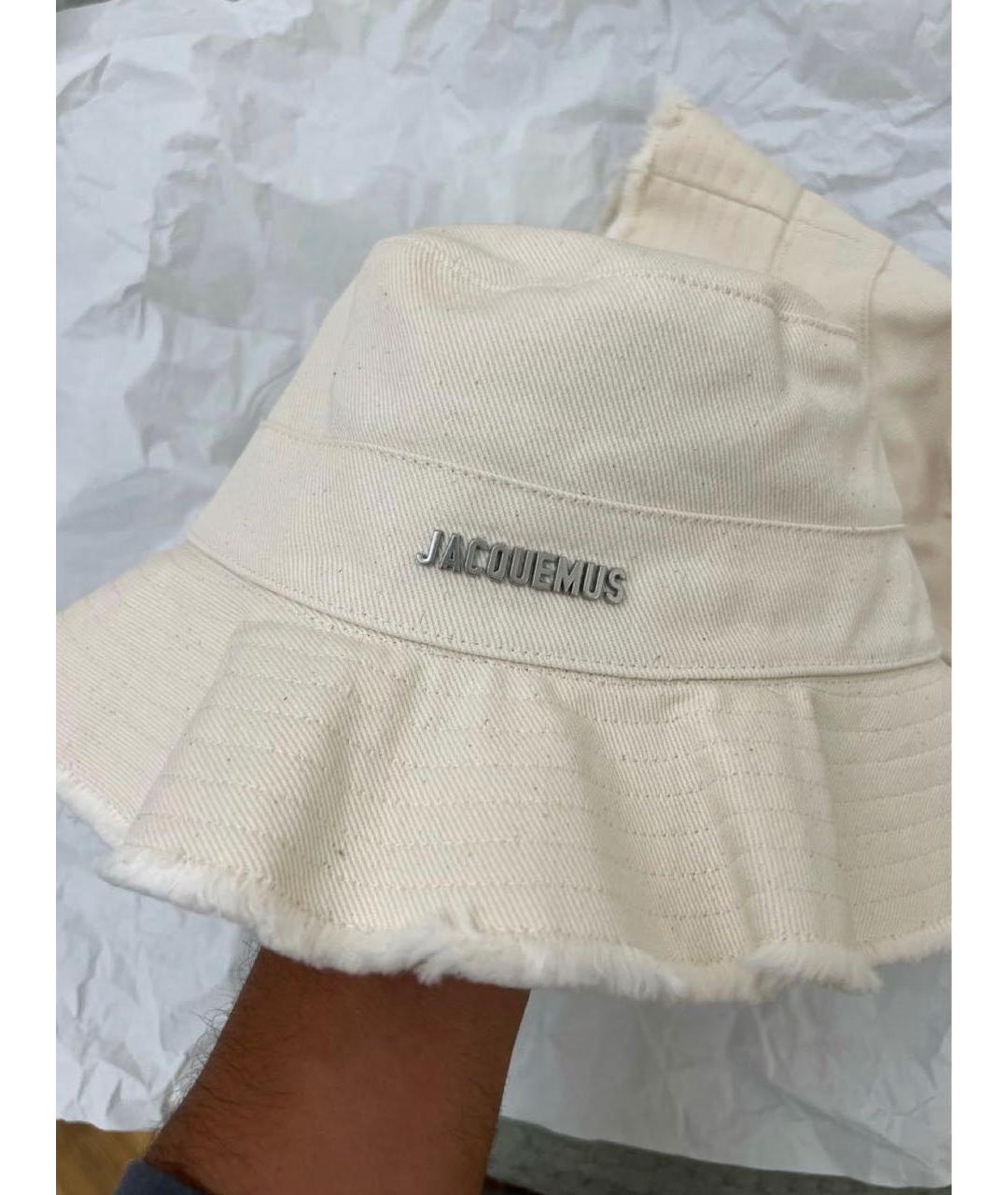 JACQUEMUS Бежевая хлопковая панама, фото 2