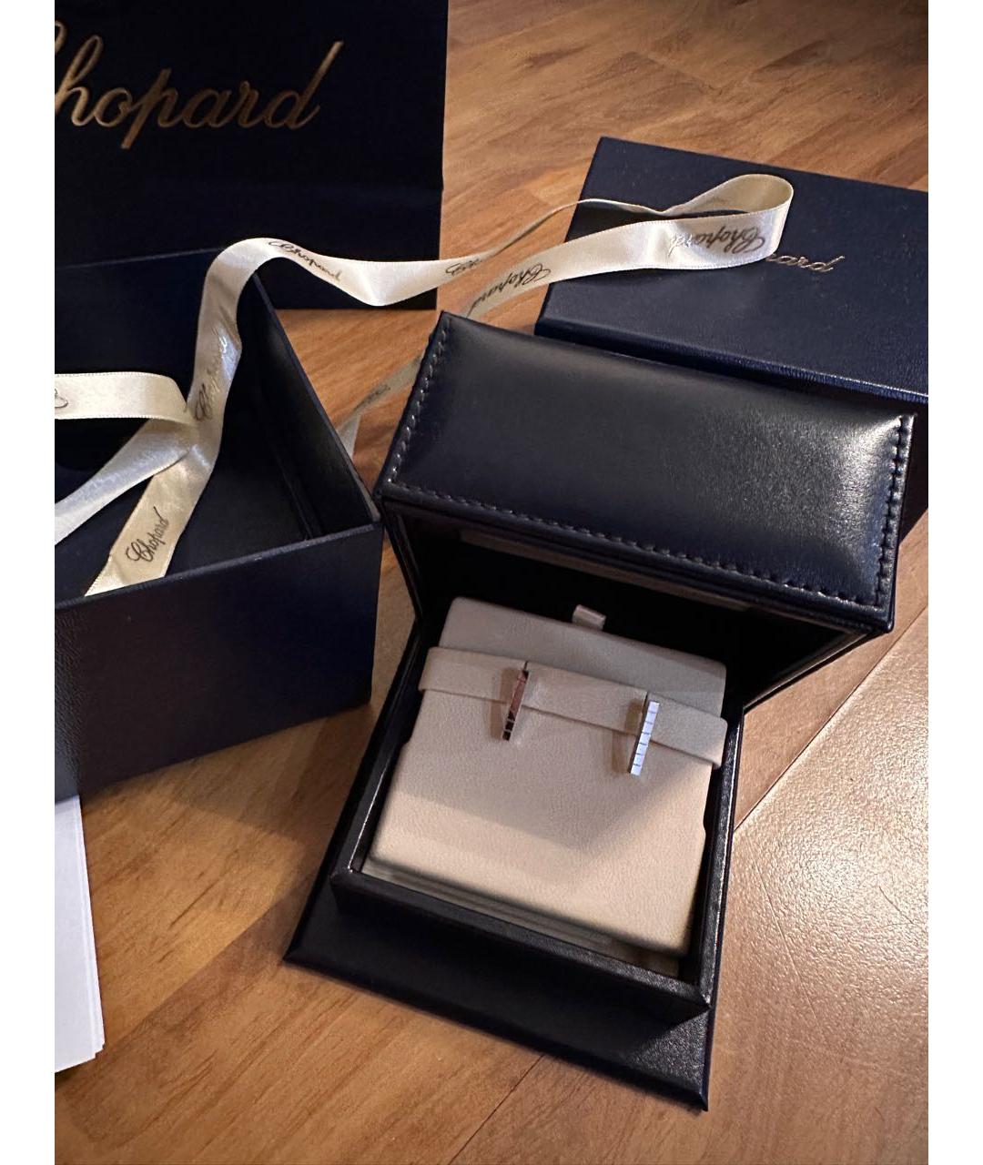 CHOPARD Белые серьги из белого золота, фото 7