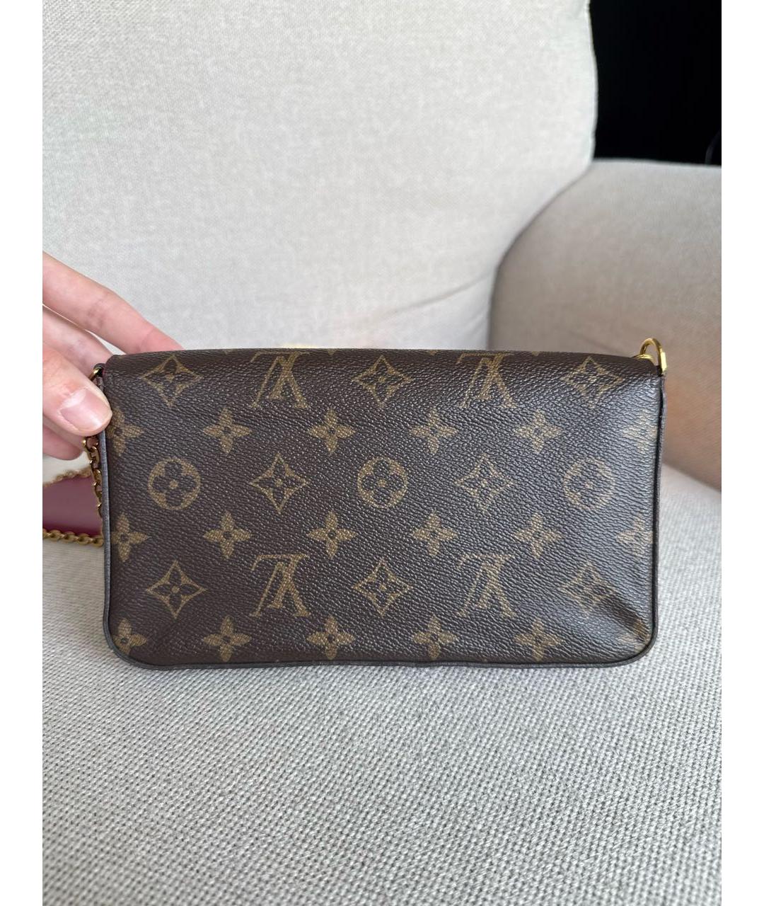 LOUIS VUITTON Коричневая сумка через плечо, фото 8