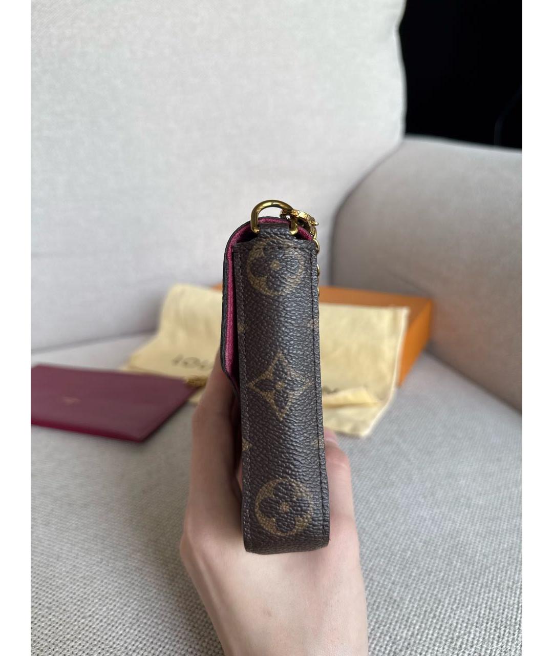 LOUIS VUITTON Коричневая сумка через плечо, фото 7