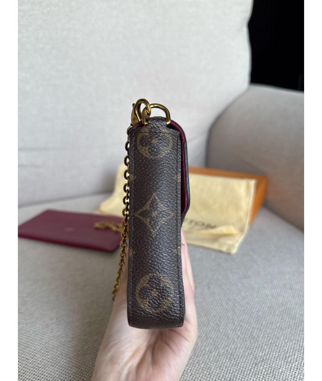 LOUIS VUITTON Коричневая сумка через плечо, фото 6