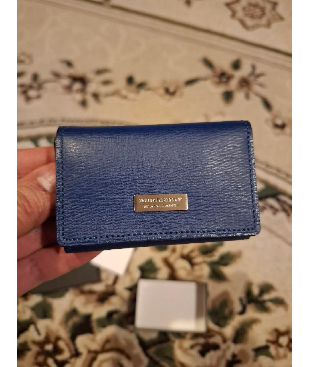 BURBERRY Синяя ключница, фото 4