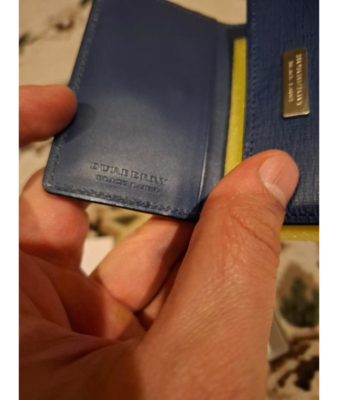 BURBERRY Синяя ключница, фото 2