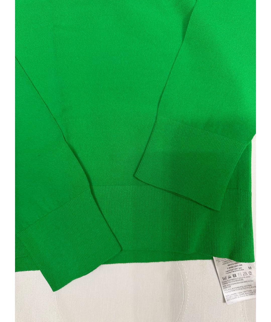 BOTTEGA VENETA Зеленый кашемировый джемпер / свитер, фото 2