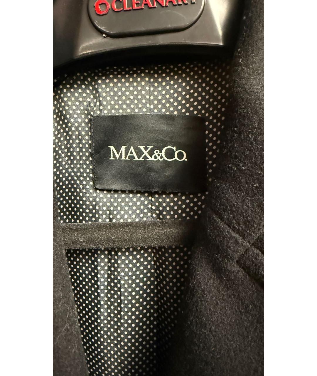 MAX&CO Черное вискозное пальто, фото 3