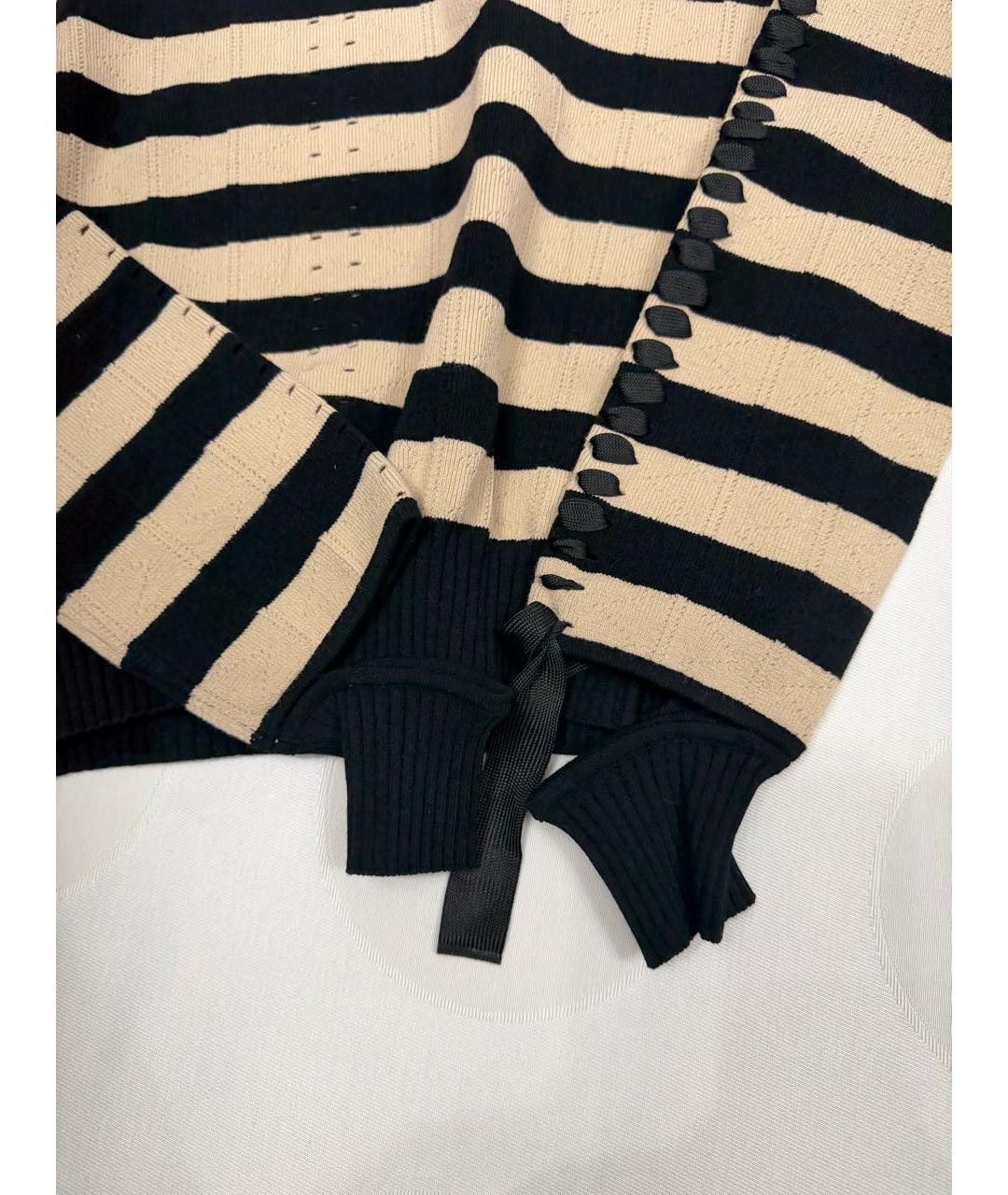 FENDI Бежевый вискозный джемпер / свитер, фото 3