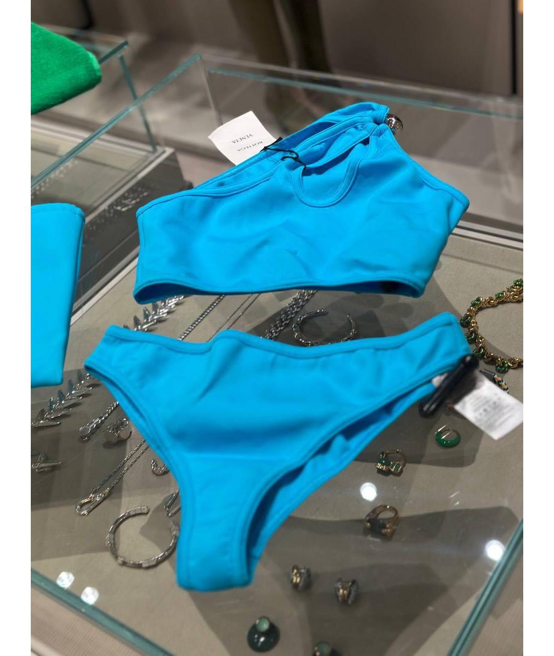 BOTTEGA VENETA Бирюзовый купальник, фото 3