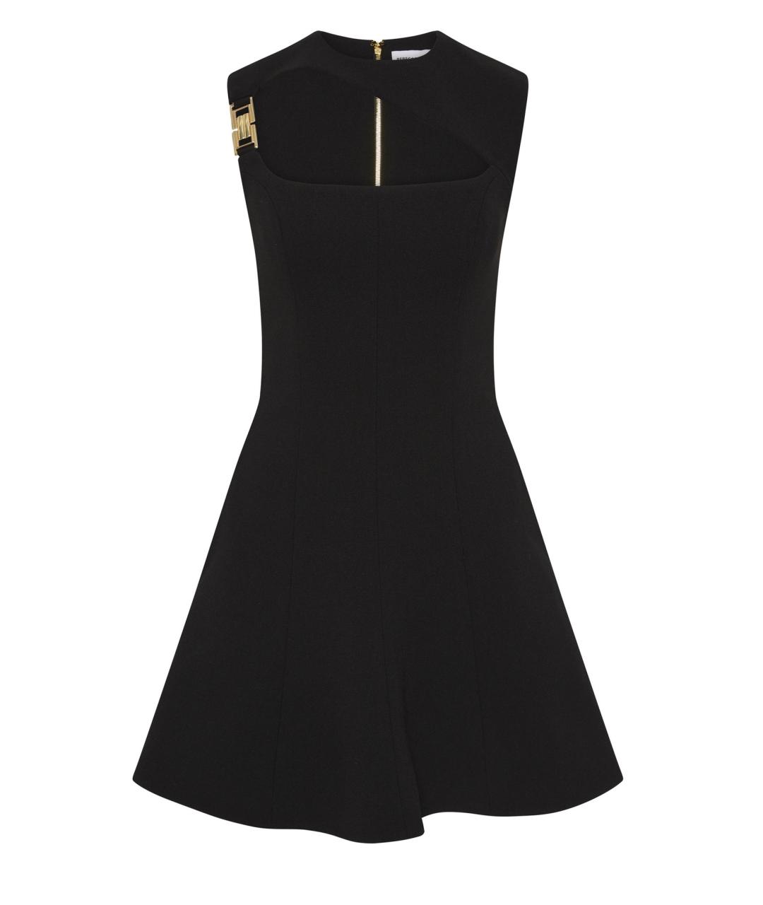 REBECCA VALLANCE Черное полиэстеровое коктейльное платье, фото 6
