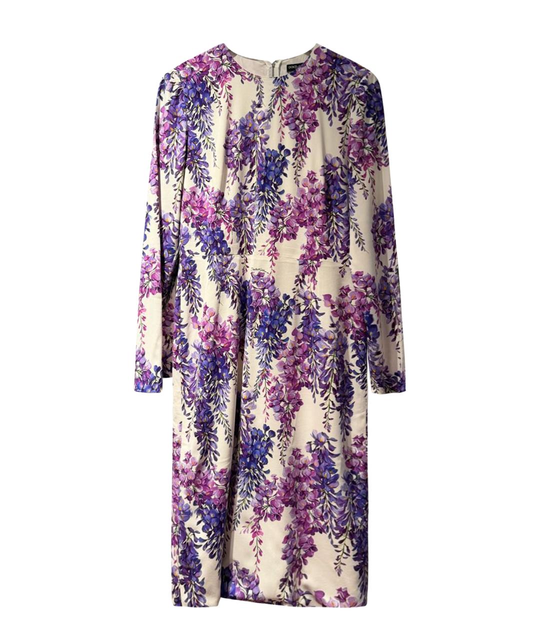 DOLCE&GABBANA Фиолетовое вискозное вечернее платье, фото 1