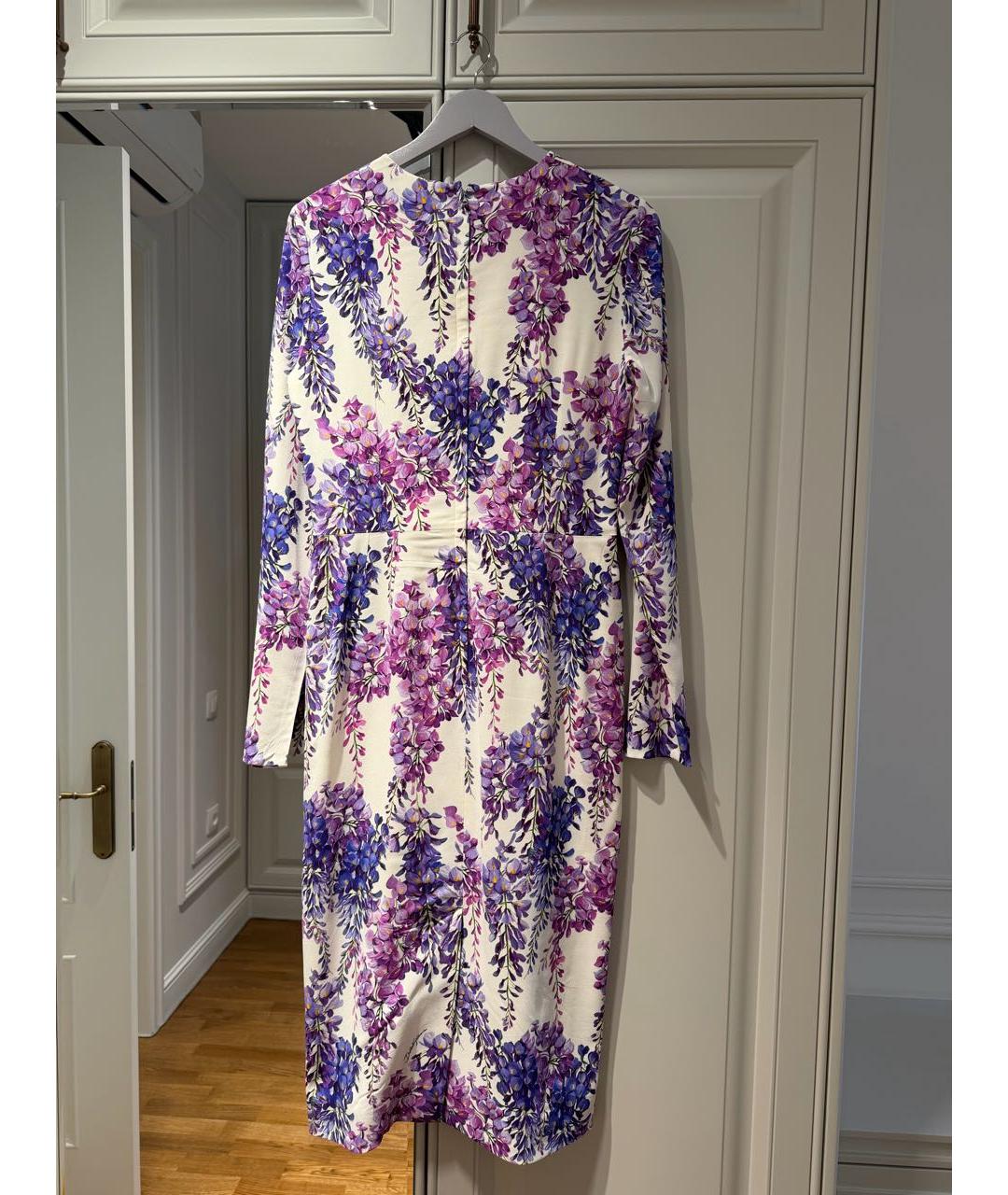 DOLCE&GABBANA Фиолетовое вискозное вечернее платье, фото 2