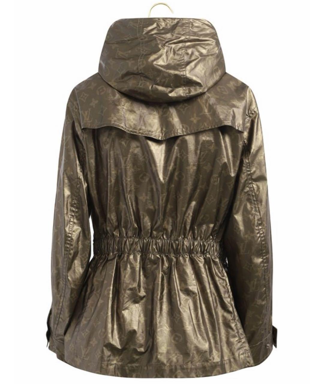 LOUIS VUITTON Золотая хлопковая куртка, фото 2