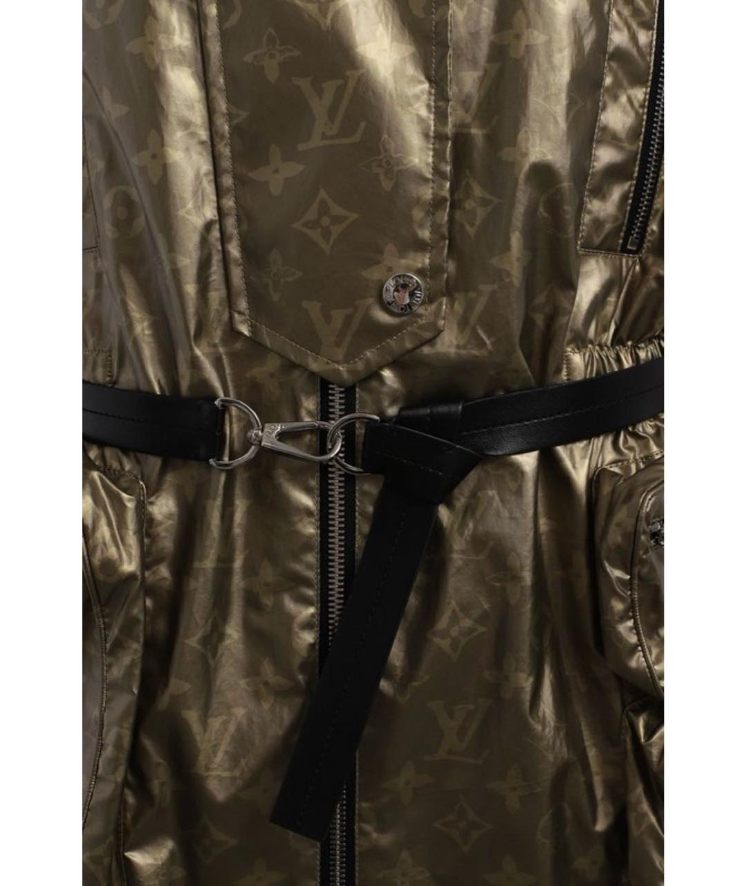 LOUIS VUITTON Золотая хлопковая куртка, фото 3