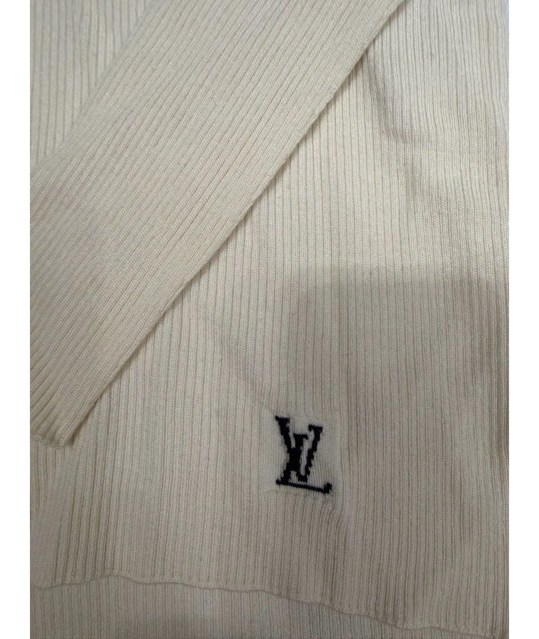 LOUIS VUITTON Бежевая кашемировая водолазка, фото 3