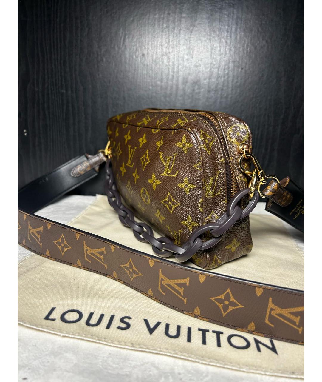 LOUIS VUITTON Коричневая сумка через плечо, фото 2