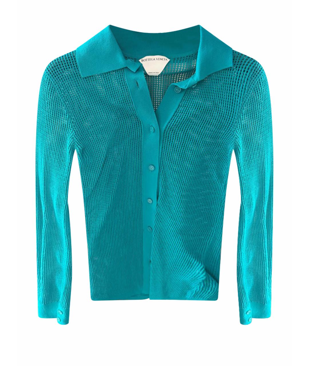 BOTTEGA VENETA Бирюзовый джемпер / свитер, фото 1