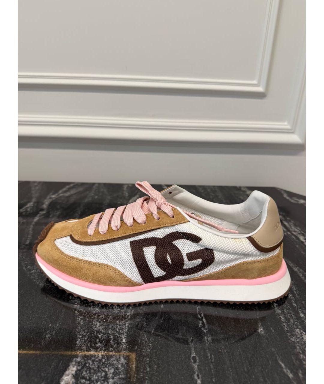 DOLCE&GABBANA Мульти текстильные кроссовки, фото 7