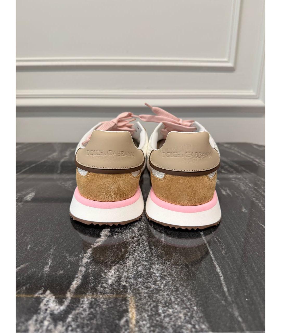 DOLCE&GABBANA Мульти текстильные кроссовки, фото 3