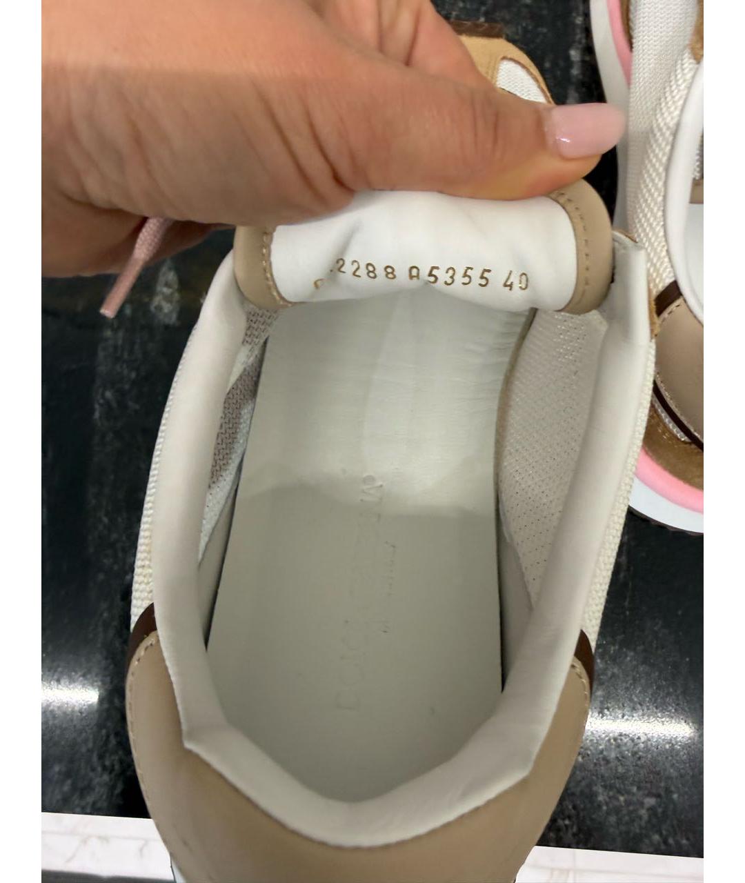 DOLCE&GABBANA Мульти текстильные кроссовки, фото 5