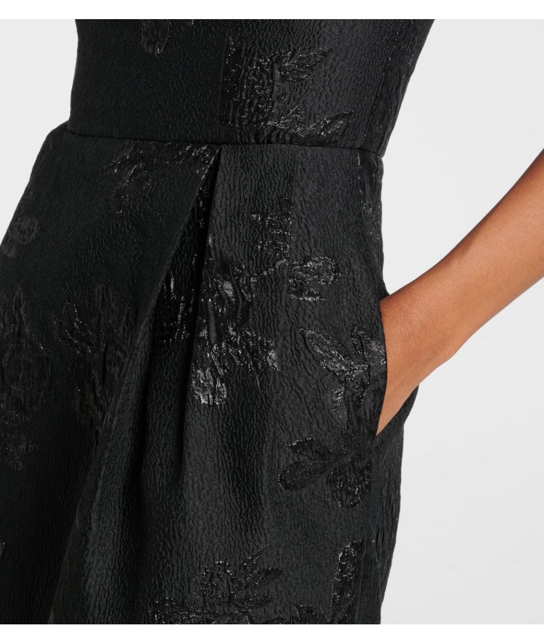 REBECCA VALLANCE Черное полиэстеровое коктейльное платье, фото 5