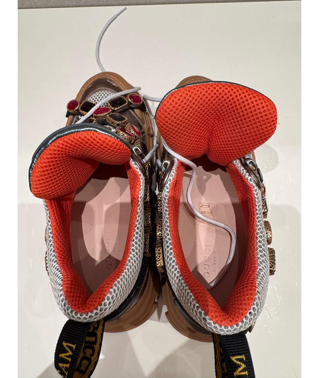 GUCCI Мульти текстильные кроссовки, фото 3