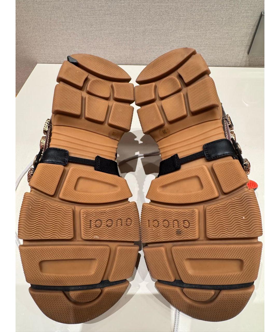 GUCCI Мульти текстильные кроссовки, фото 5