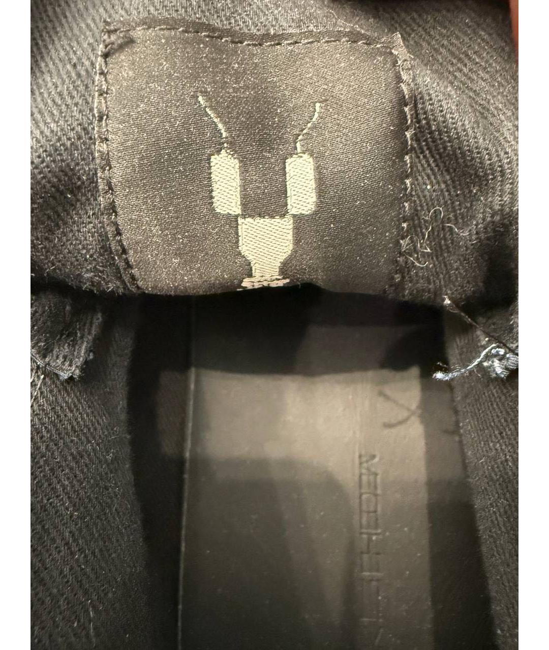 RICK OWENS DRKSHDW Синие синтетические низкие кроссовки / кеды, фото 5