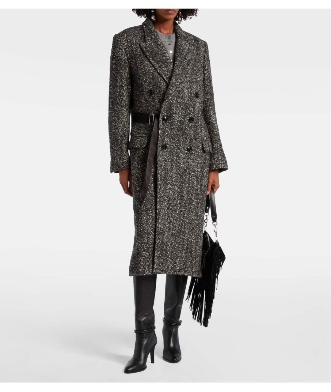 ISABEL MARANT Серое пальто, фото 5