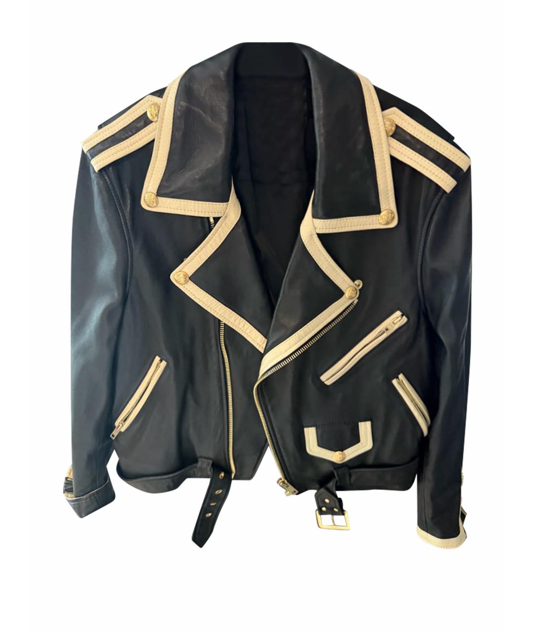 CELINE Черная кожаная куртка, фото 1