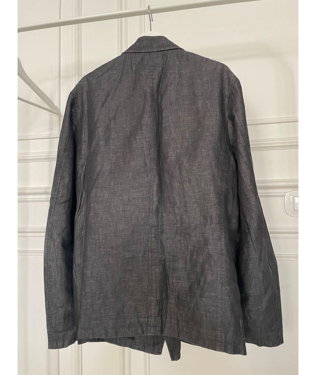 JOHN RICHMOND Антрацитовый хлопковый пиджак, фото 2