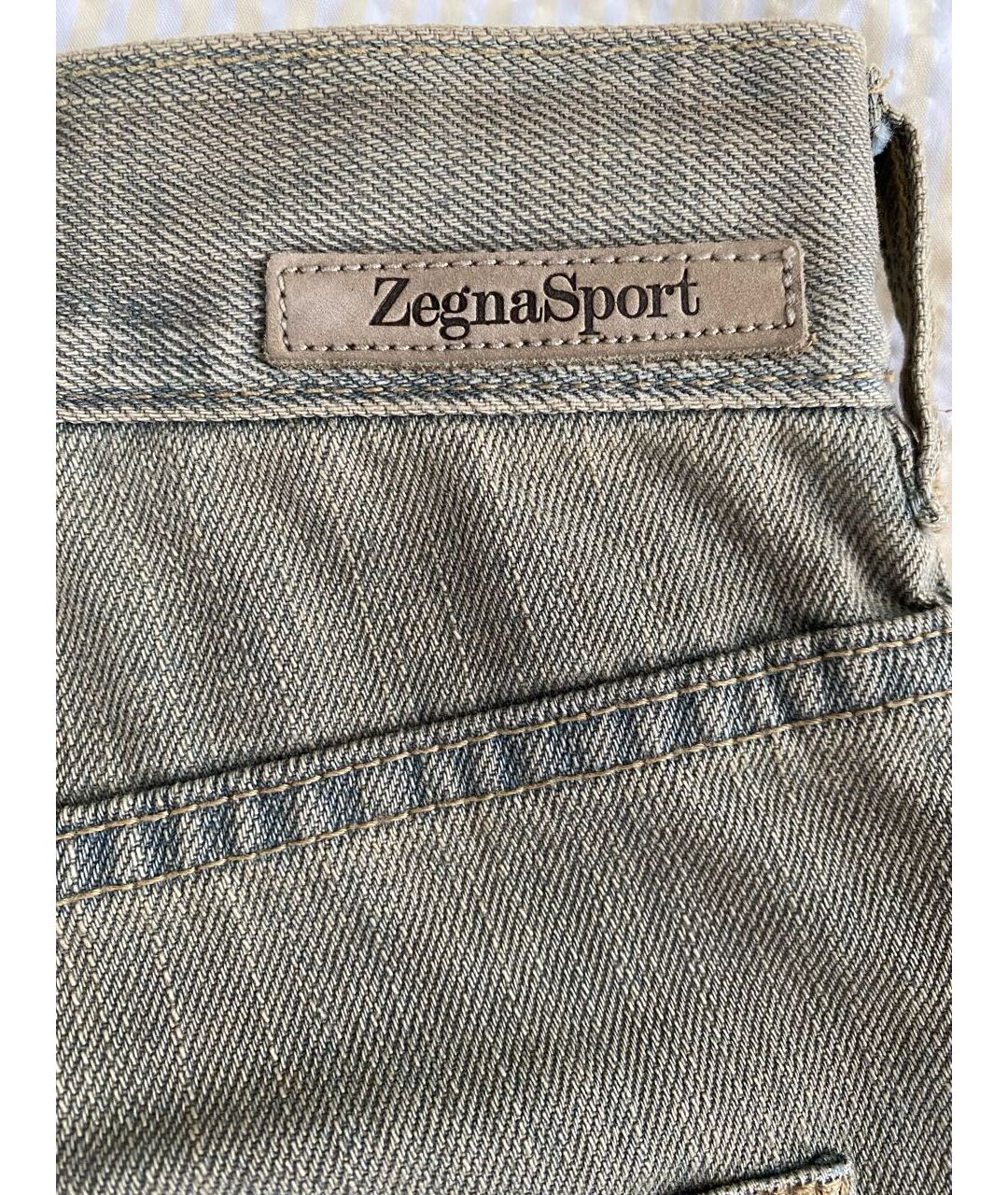 ZEGNA SPORT Хлопковые прямые джинсы, фото 3