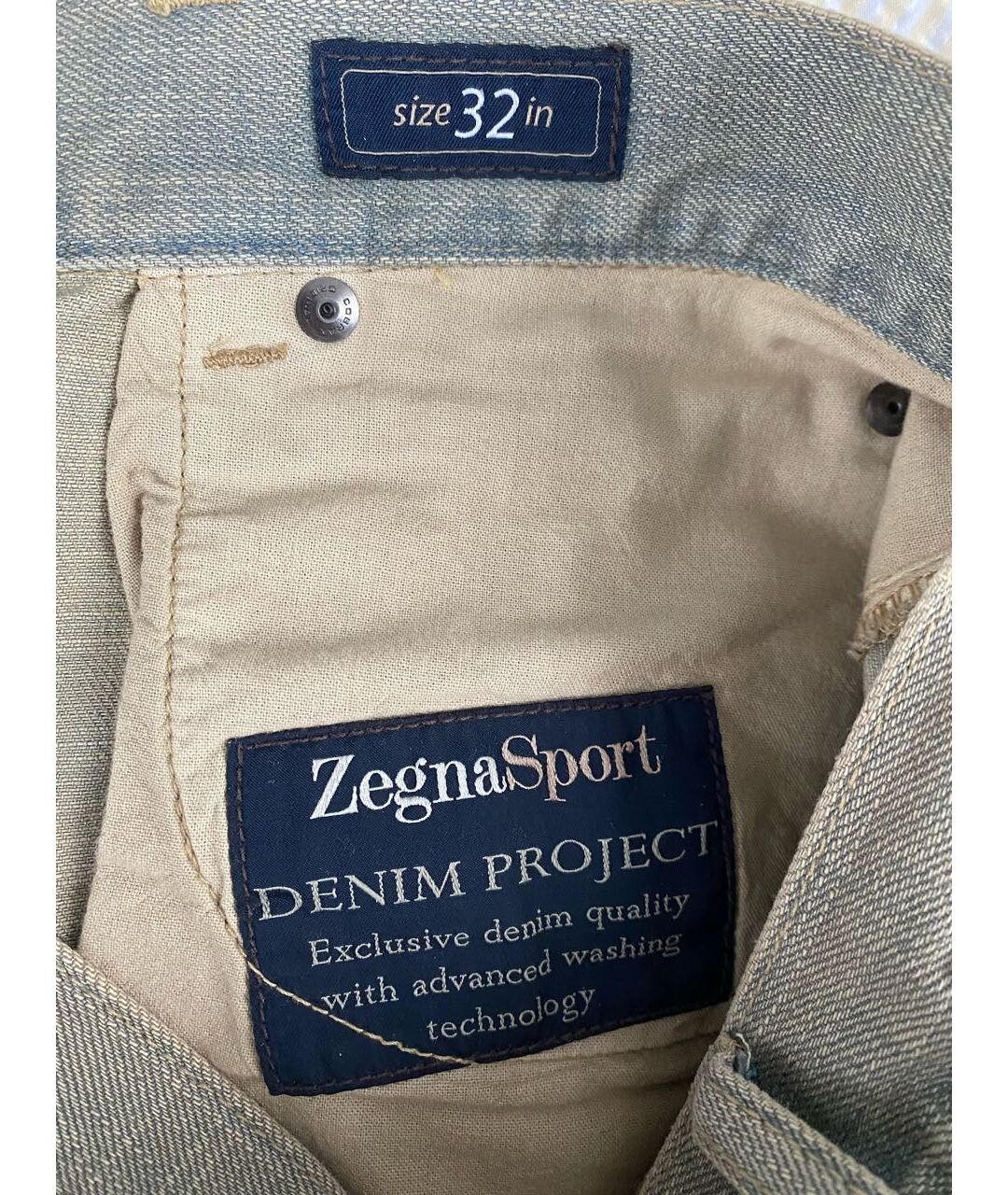 ZEGNA SPORT Хлопковые прямые джинсы, фото 5