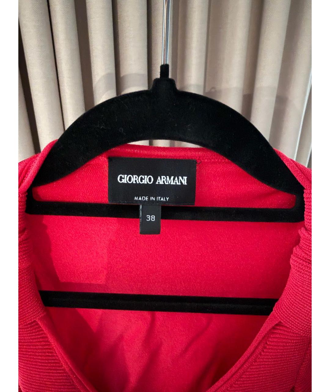 GIORGIO ARMANI Красный жилет, фото 3