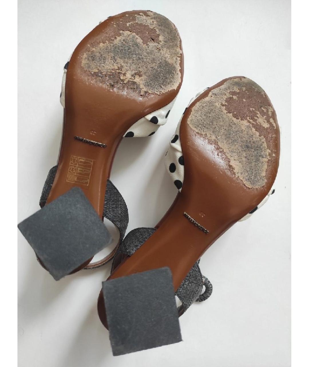 DOLCE&GABBANA Белые босоножки, фото 8