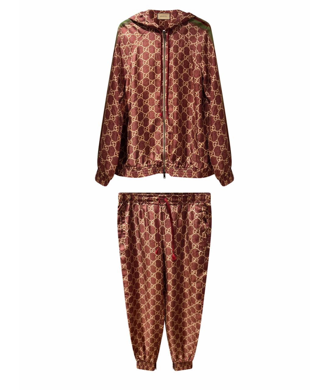 GUCCI Мульти шелковый спортивные костюмы, фото 1