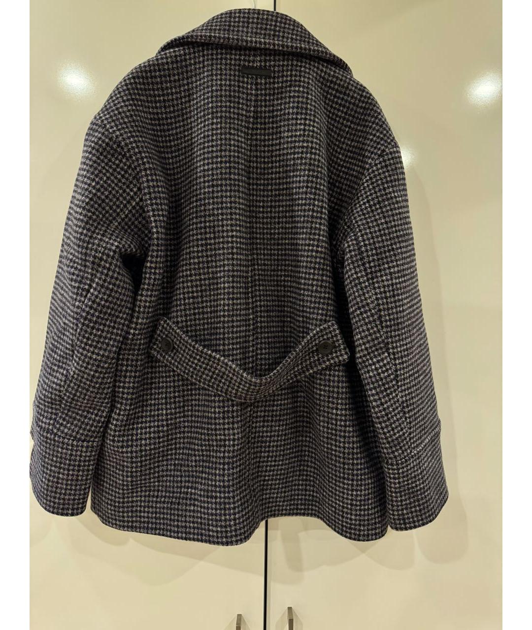 CALVIN KLEIN Мульти шерстяное пальто, фото 7