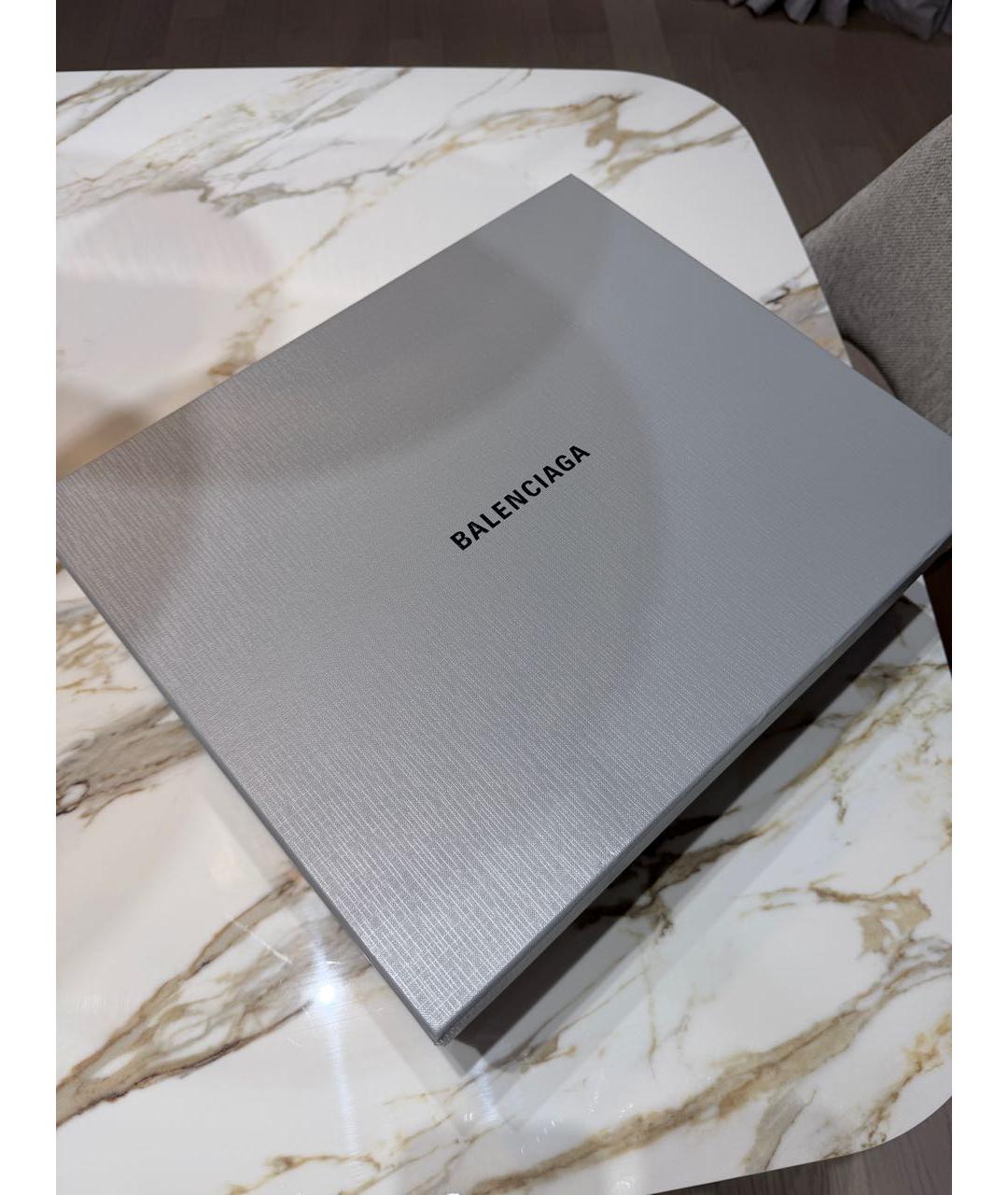 BALENCIAGA Черные кожаные ботинки, фото 5