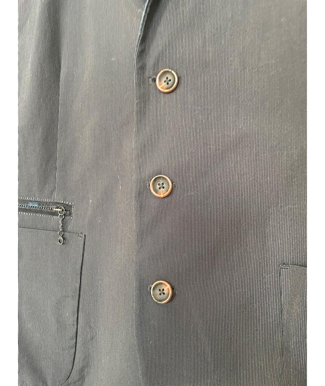 DIESEL Темно-синий хлопковый пиджак, фото 5