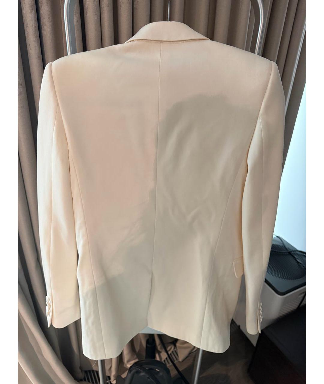 SAINT LAURENT Белый жакет/пиджак, фото 3