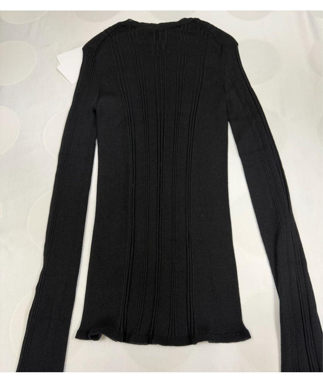 LOUIS VUITTON Черный шерстяной джемпер / свитер, фото 2